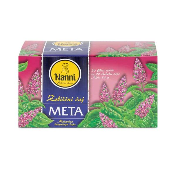 Nanni Čaji - Meta 30g Zeliščni čaj 30g